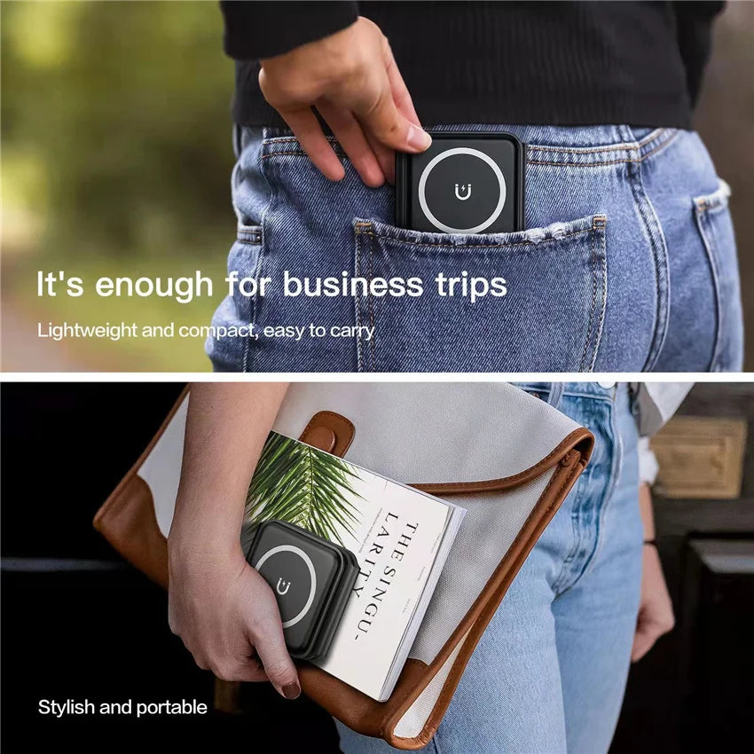 New 3In1 Foldable Wireless Charger Pad Stand Magnetic Fast Charging Dock Station for Iphone 15 14 13 12 X XR Apple Watch Airpod